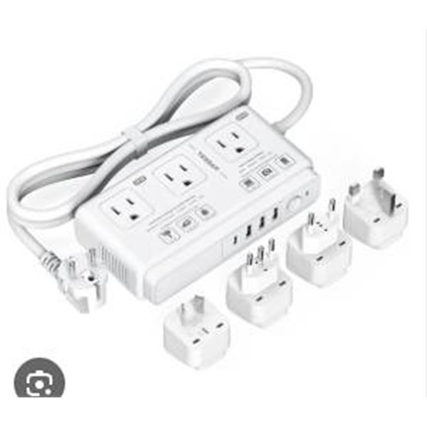 KRIE Travel Adapter & Power Converter Model TUS-2 for 220V to 110V