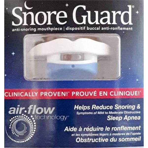 Snore Guard Anti-Snoring Mouthpiece with AirFlow Technology