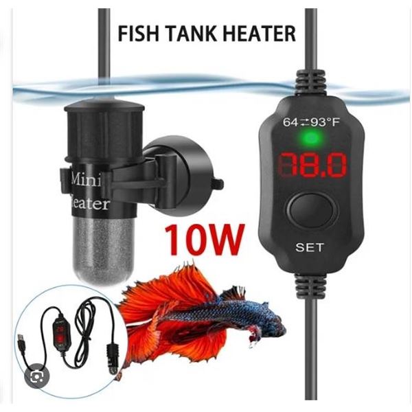Mini Aquarium Heater With External Temperature Controller, 300W