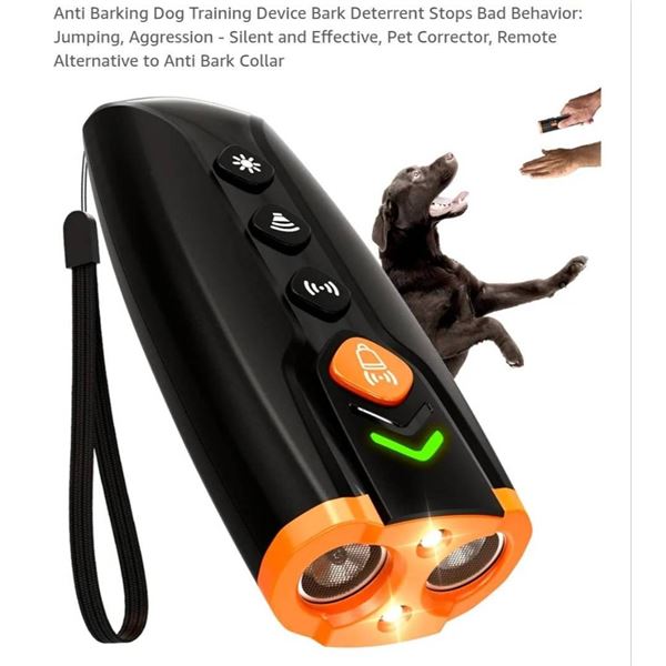 Staccolas Anti-Barking Dog Training Device With Ultrasonic Technology