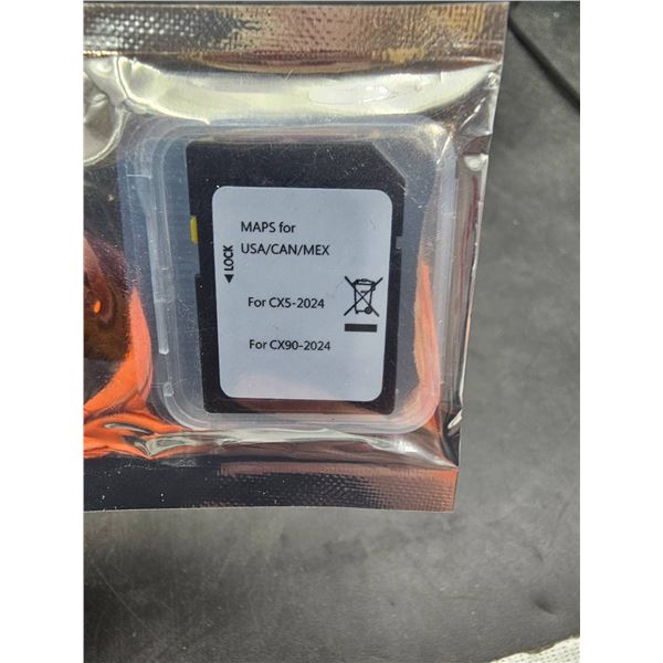 Navigation SD Card KWV6 for USA/CAN/MEX, Compatible With CX5-2024 and CX90-2024