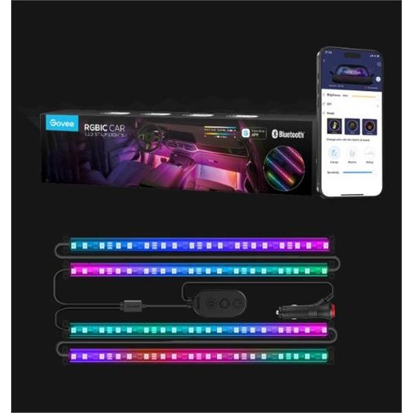 Govee H6119 RGBIC LED Car Strip Lights with Controller