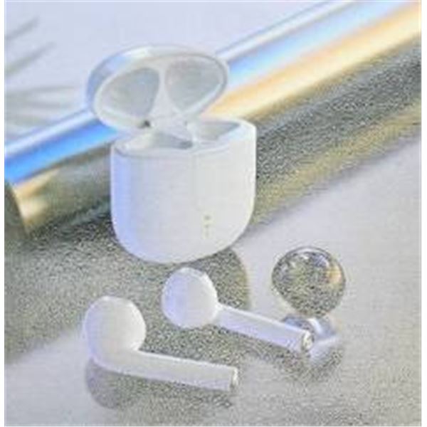 True Wireless Earbuds With Charging Case and USB Cable