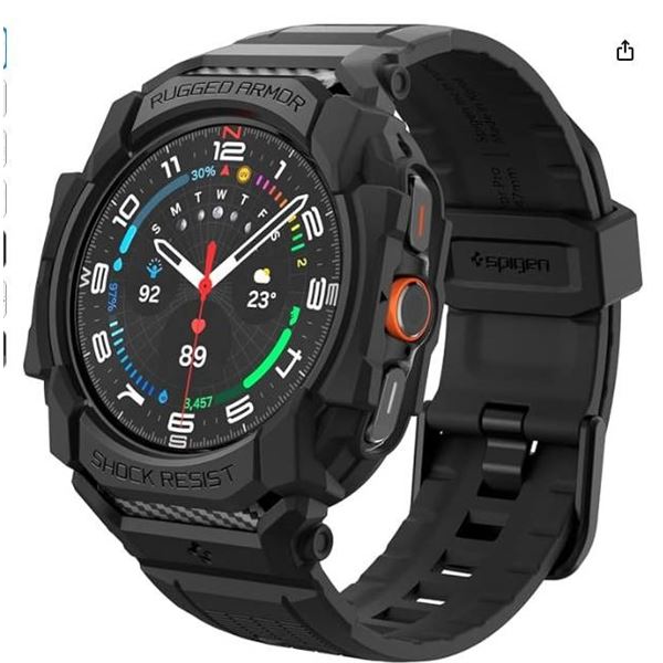 Spigen Galaxy Watch Ultra Rugged Armor Pro Case for Samsung Galaxy â€“ Watch not i