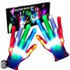 Image 1 : LED Gloves Rave Light with Multi-Color Light Effects