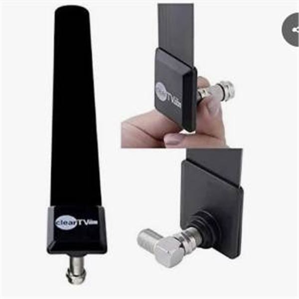 Clear TV Key Digital Indoor Antenna, Slim Design, HD Signal