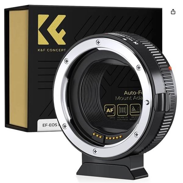 K&F Concept Lens Mount Adapter for Camera, 2023 Edition