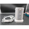 Image 1 : Power Strip Tower With Multiple Power Outlets and USB Ports