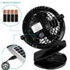 Image 1 : FA3D AA Battery Operated Clip Fan with Adjustable Speed