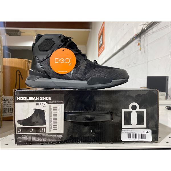 Icon Hooligan Riding Shoe in Black, US Size 8 / UK Size 7 / EU Size 41