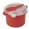 Image 1 : GoodCook Microwave Rice Cooker and Steamer Red BPA-Free