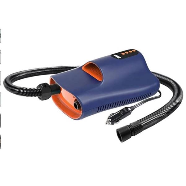 etship Sup Pump, Paddle Board Pump, 22PSI Digital Electric SUP Pump with LCD, 110W/ 12V Inflation & 