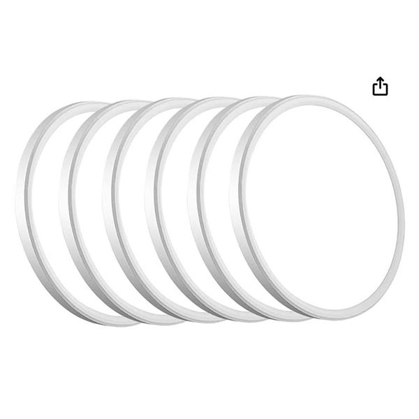 LED Ceiling Lamp, 28W, 6-Pack