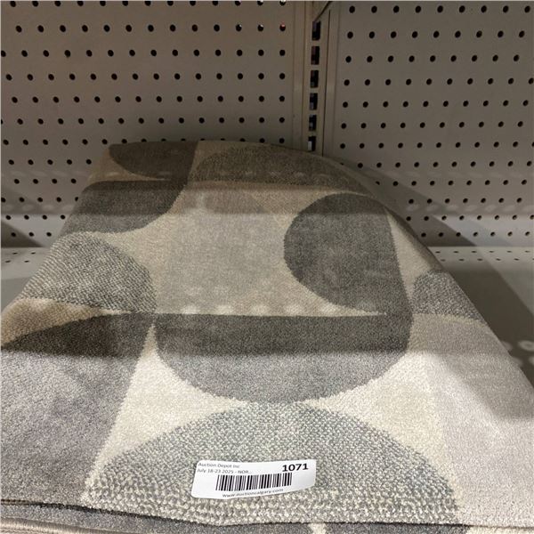 Riviera Home Gray Patterned Area Rug 60″x84″