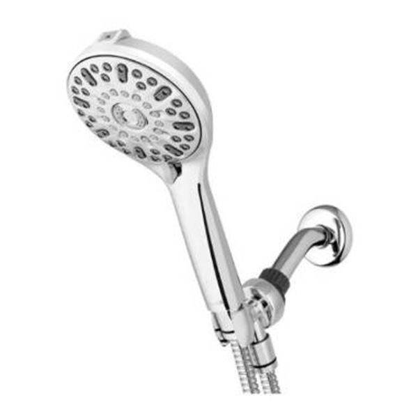 Waterpik DualDock 7-Spray Shower System With Multi-Height Adjustable Dock