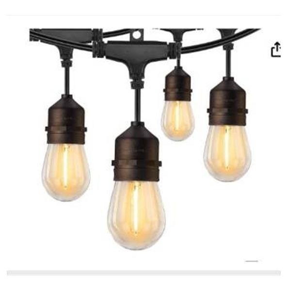 Outdoor Backyard String Lights X0046S0WAL for Pool Area Lighting