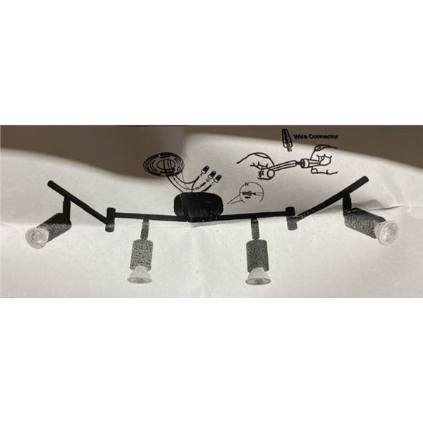 SeeBlen X00414VH81 Black Kitchen Light Fixture, GU10 Bulb Compatible