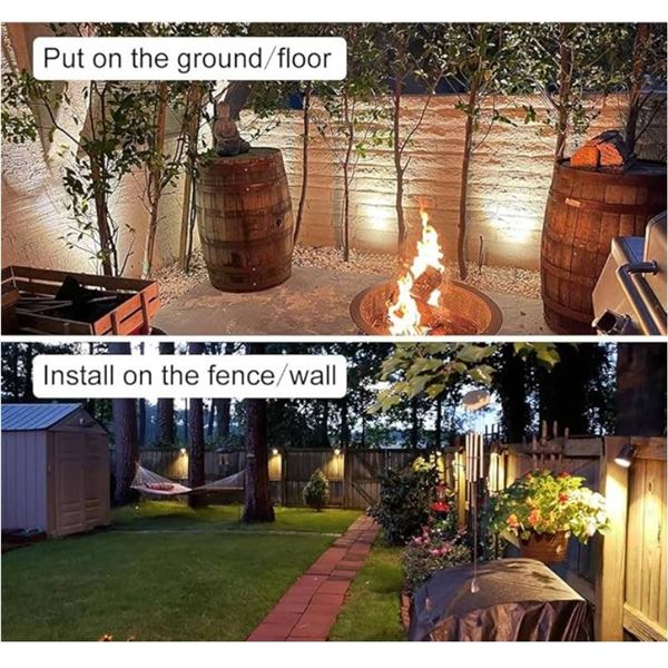 LED Garden Light Model KP-107 IP67 Outdoor Lighting Fixture Pack of 6