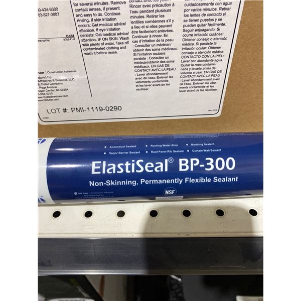 H.B. Fuller ElastiSeal BP-300 Gray Non-Skinning Flexible Sealant, 30x305ml