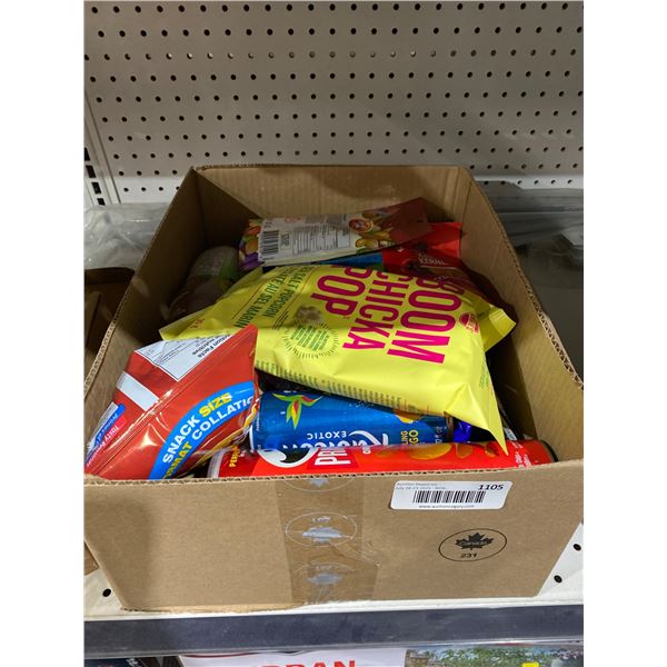 Lot of Assorted Snack and Candy Items in Bulk Quantity