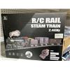 Image 3 : RC Rail Steam Train Set with 2.4GHz Remote Control for Ages 3+