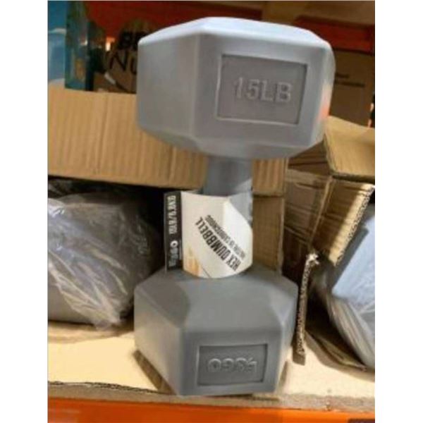 15lb Hex Dumbells Pack of 2