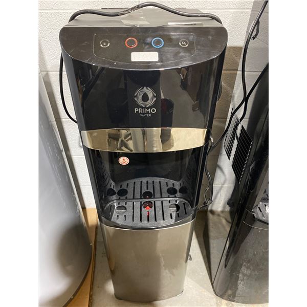 Primo Water Dispenser With Hot and Cold Settings, Black and Stainless Steel
