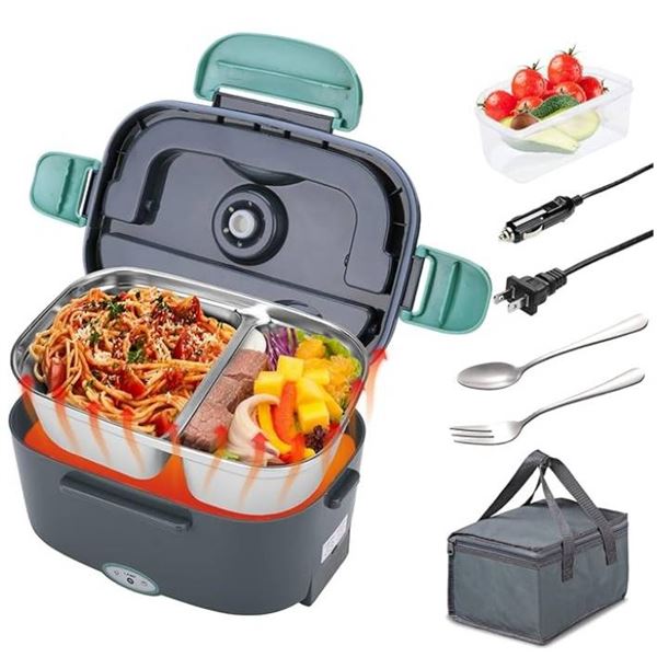 Kabbas Kabbas Electric Lunch Box with Detachable Compartments