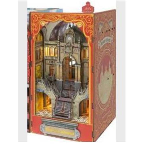 DIY Wooden Book Nook 3D Puzzle – Railway Cathedral