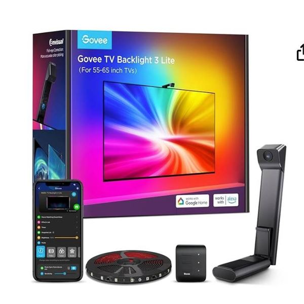 Govee H6097 TV Backlight 3 Lite with Envisual Technology