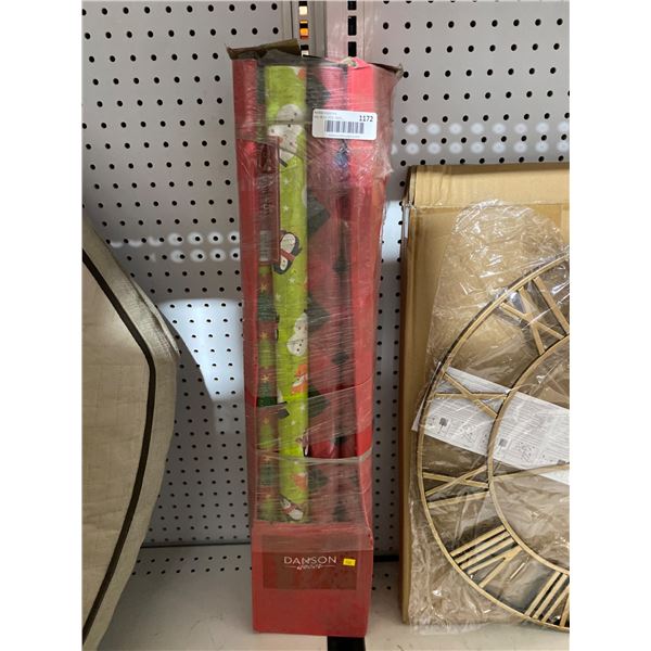 Lot of Danson Decor Gift Wrap Rolls – 30 in x 240 in, Winter Design