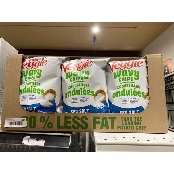 Sensible Portions Veggie Wavy Chips, Sea Salt, 12 x 142g Bags