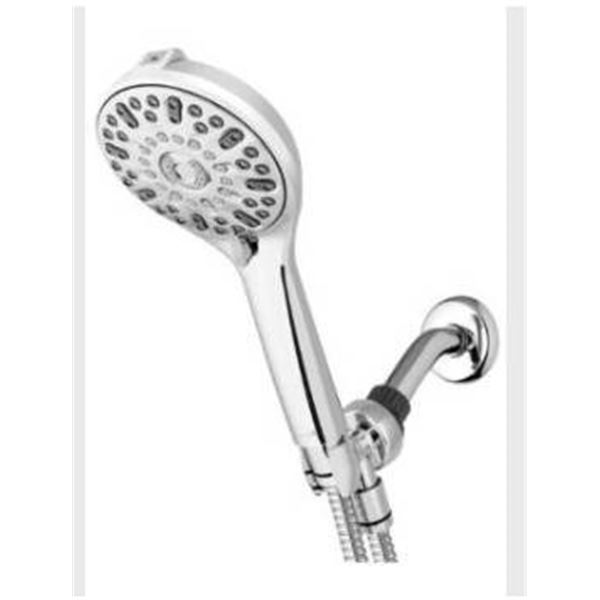 Waterpik ShowerClean Pro Showerhead With PowerPulse Massage, 7 Sprays/Jets