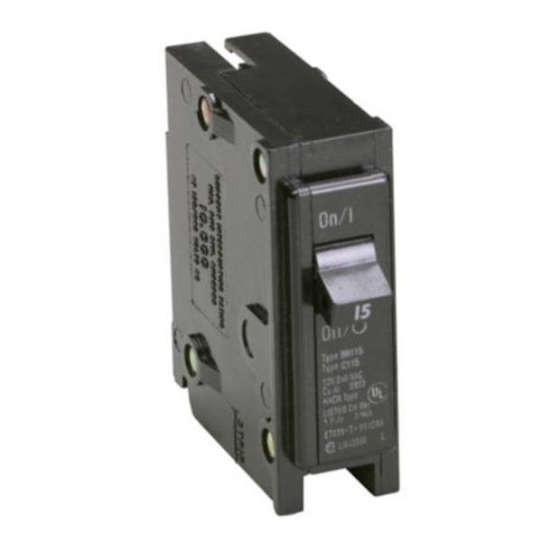 Eaton Cutler-Hammer BR115 Circuit Breaker, Type BR, Lot of 5