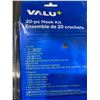 Image 3 : Valu+ 20-Piece Hook Kit for Tools and Equipment Organization, Lot of 2