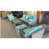 Image 8 : Outdoor Wicker Patio Furniture Set with Cushions and Accent Pillows