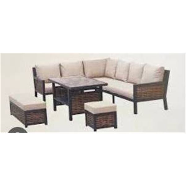 Fresno Lounge Set 5-Piece, Model BHR-30172S – Missing Coffee Table