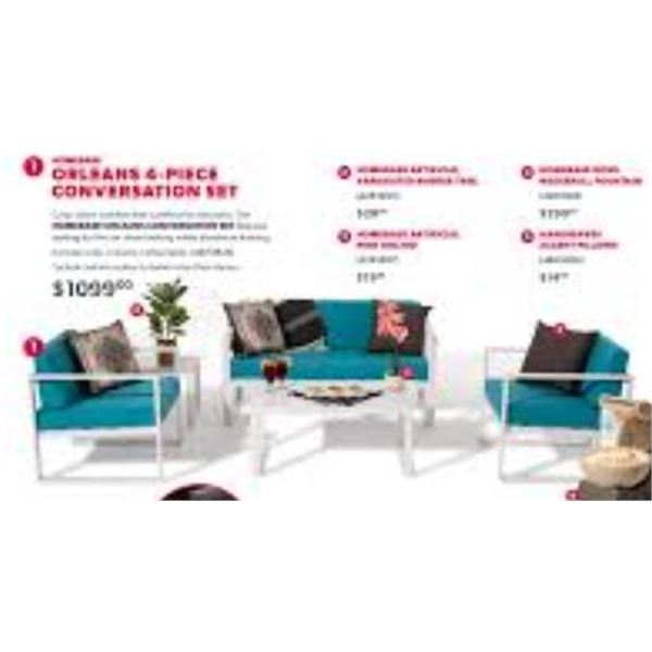 Homebase 4 piece Orleans Conversation