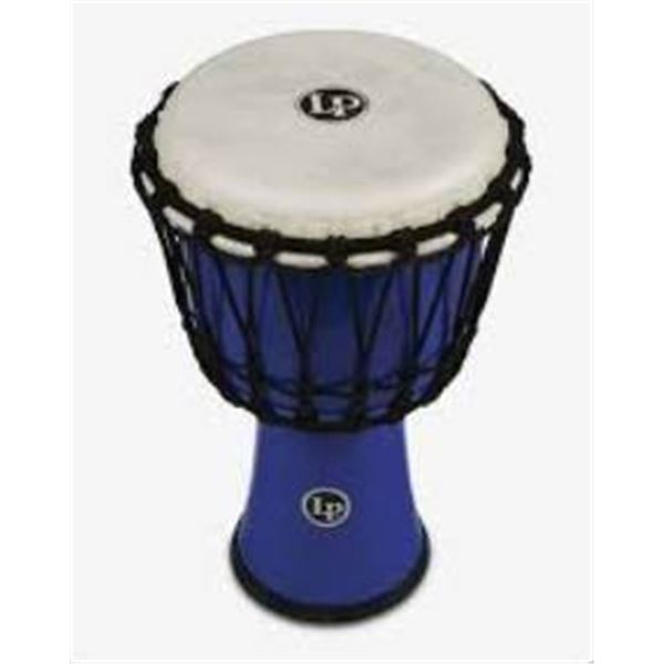 Latin Percussion LP2010-BM Rope Tuned Circle Djembe w/Perfect-pitch Head – 10″