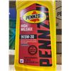 Image 2 : Pennzoil High Mileage Synthetic Blend 5W-30 Motor Oil – 6 Bottles, 946ml Each