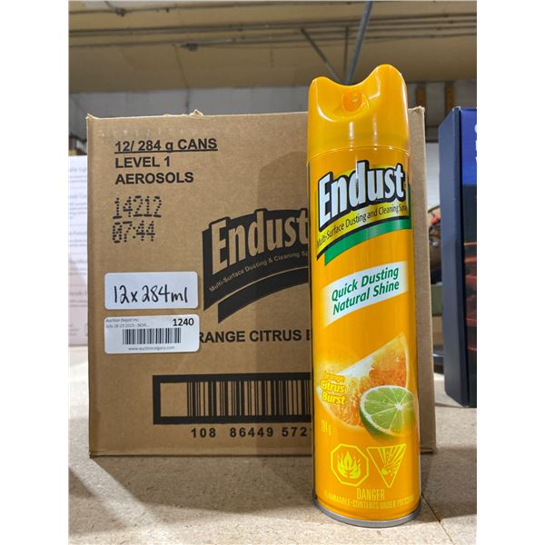 Endust Quick Dusting Natural Shine Aerosol, 284ml, Case of 12