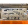 Image 2 : YYC LED Parking Lot Light, 300W, 2-Pack, Dusk to Dawn with Photocell, IP65