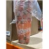 Image 2 : 200 Frosted Plastic Cups with Peach-Themed Design