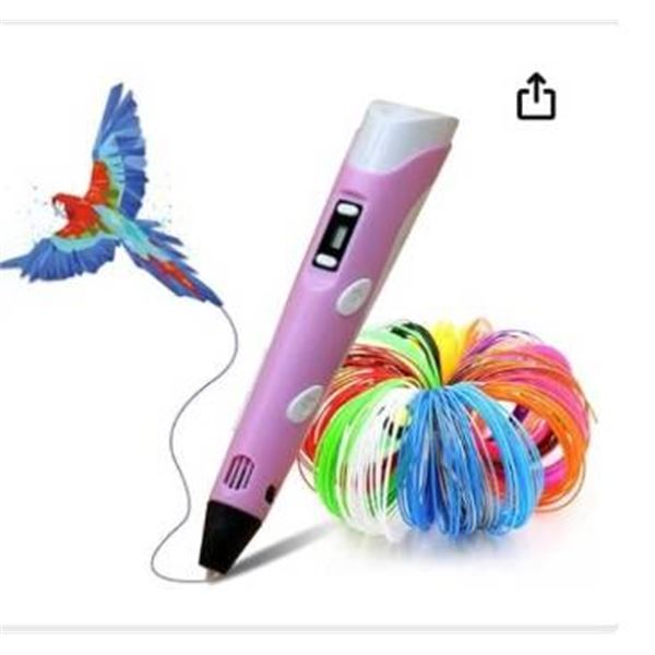LIHUACHEN 3D Pen with 265 Feet 27 Colors PLA Filament Refills,3D Printing Pen Compatible PLA & ABS