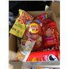 Image 1 : Lot of Snacks Including Chips, Popcorn, and Nuts