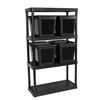 Image 1 : Max It 4-Level All-Purpose Shelving Unit, 220 lb. Capacity ***BINS NOT INCLUDED***
