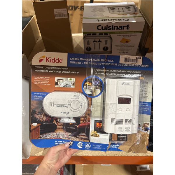 Kidde Carbon Monoxide Alarm Multi-Pack with Ten-Year Alarm Life