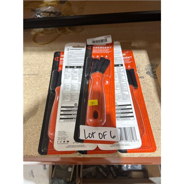 6 Crescent General Purpose Files Handles