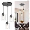 Image 1 : SILAMPI 3-Light Pendant Light with E26 Base, Bulbs Not Included