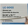 Image 6 : Hydro Vision LG-8003 Shower Set with Chrome Hardware